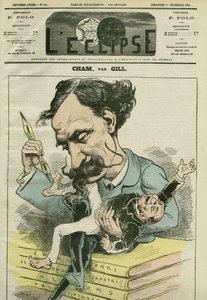 Sarjakuva: Amedee de Noe dit Cham (1818-1879), ranskalainen sarjakuvapiirtäjä. Kansi "" L