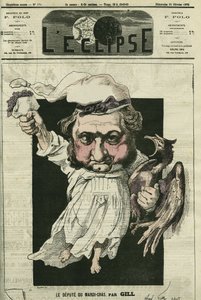 Eugene Rouher (1814-1884), ranskalainen poliitikko, bonapartistipuolueen johtaja. Kansi "" L