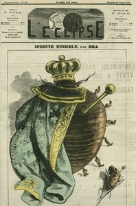Tuholaishyönteiset, torakan monarkia Cercle Agricole et Horticole du Luxembourgin näyttelyyn. Kansi "" L