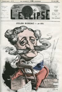 Jules Noriac (1827-1882), ranskalainen kirjailija, kriitikko ja toimittaja. Kansi "" L