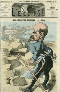 Louis-Jules Trochu (1815-1896), ranskalainen kenraali ja poliitikko. Kansi "" L