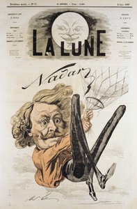Nadar, ranskalainen toimittaja, taiteilija ja valokuvaaja, 1867 tekijältä Andre Gill