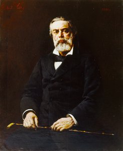 Jules Vallèsin muotokuva 1832-1885, 1881. tekijältä Andre Gill