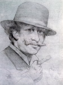 André Gillin omakuva, 1883, 1927 tekijältä Andre Gill