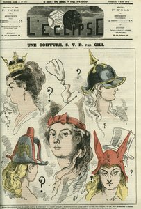 Pitäisikö tasavallan hiustyyli muotoilla sensuurin mukaan rojalistille, preussilaiselle, bonapartistiselle vai vallankumoukselliselle? Kansi "" L