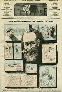 Edouard Manet (1832-1883), ranskalainen taidemaalari, Salonin voittajat tai poissaolon voitto. Kansi "" L