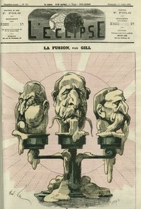Fuusio, esimerkki Assemblyn perustuslaista rojalistien, bonapartistien ja republikaanien kanssa. Kansi "" L