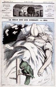Victoria-karikatyyri elokuvassa "" Sleeping Beauty"" - kirjoittanut Gill, elokuvassa "" L
