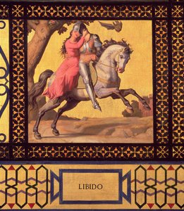 Hyvä ja paha: Libido, 1832 yksityiskohta teoksesta 89709 öljy kankaalle