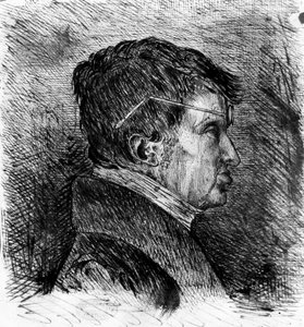 Andre Marie Amperen omakuva 19. vuosisata (kaiverrus)
