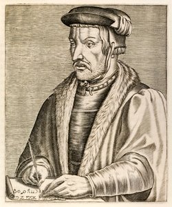 Heinrich Cornelius Agrippa, ?True Portraits? André Thévet, julkaistu vuonna 1584 tekijältä Andre Thevet