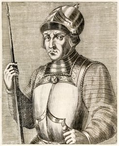 William Valloittaja, ensimmäinen Englannin normannin kuningas André Thévetin vuonna 1584 julkaistusta True Portraits -julkaisusta tekijältä Andre Thevet