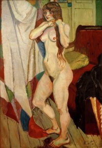 Suzanne Valadon hoitaa hiuksiaan