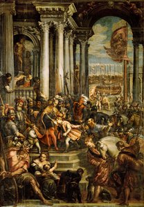 Bysantin keisari Alexius IV Angelus ... (öljy kankaalle) tekijältä Andrea (1539 1614) Vicentino