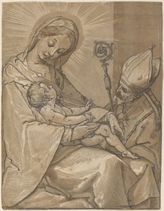 Madonna ja lapsi piispan kanssa, 1591.