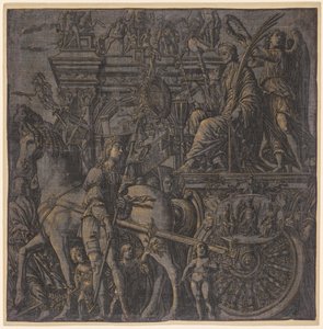 Julius Caesarin voitto: Caesar Triumphant tekijältä Andrea Andreani
