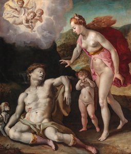 Venus suree Adoniksen kuolemaa