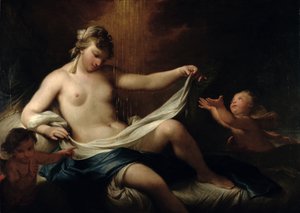 Danae ja kultainen suihku, n. 1750