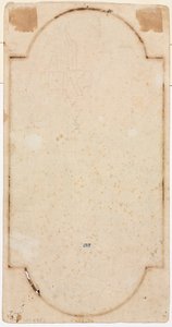 Fragmentti kaaren jäljityksestä recto verso, 1700-luvun alkupuoli.