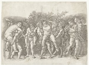 Bacchanal tapasi Silenuksen tekijältä Andrea Mantegna