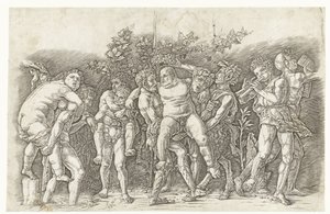 Bacchanal tapasi Silenuksen tekijältä Andrea Mantegna