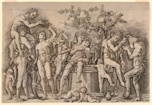 bachchanal tekijältä Andrea Mantegna