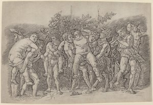 Bacchanal Silenuksen kanssa tekijältä Andrea Mantegna