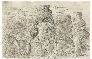 Kristuksen hautaus tekijältä Andrea Mantegna