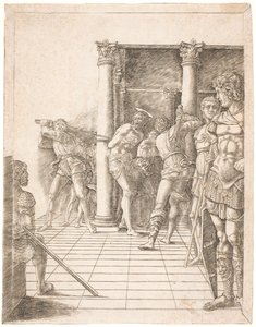 Kristusta ruoskitaan tekijältä Andrea Mantegna