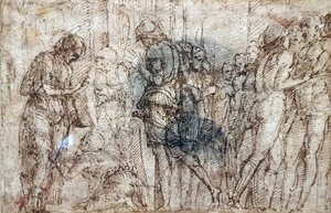 Pyhä Jaakob johti marttyyrikuolemaan tekijältä Andrea Mantegna