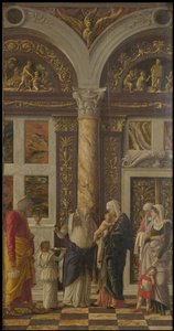 Uffizi Uffizi Tryptichin ympärileikkaustriptyykki, oikea paneeli, n. 1463-1464 tekijältä Andrea Mantegna