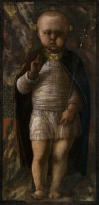 Vauvan pelastaja, n. 1460 (tempera kankaalle) tekijältä Andrea Mantegna