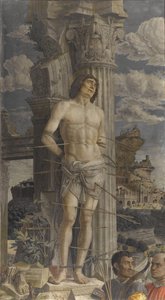 Pyhän Sebastianin marttyyrikuolema tekijältä Andrea Mantegna