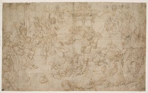 Kymmenen tuhannen kristityn marttyyrikuolema tekijältä Andrea Mantegna