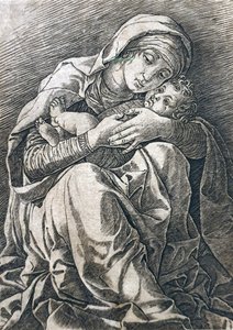 Neitsyt ja lapsi tekijältä Andrea Mantegna