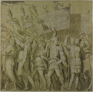 Julius Caesarin voitot: Kangas nro I tekijältä Andrea Mantegna