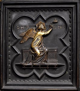 Hope, paneeli A San Giovannin kastekappelin eteläovista, 1336 (pronssi)