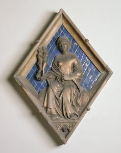 Venus, Campanilen kohokuviolaatta (keraaminen ja marmori)