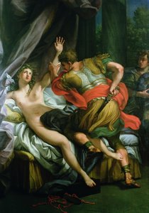 Tarquinius ja Lucretia (öljy kankaalle)