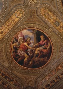 Imperiumin allegoria, kirjaston katosta, 1556