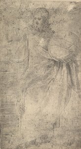 Kristus Vapahtajana, jolla on maapallo, Kristukselta ja apostoleilta, n. 1548-50.