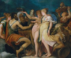 Cupidon ja Psychen avioliitto, 1540-luku.
