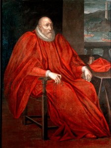 Muotokuva Simone Spinolasta (1522-1569, Geenien Doge 1567-1569) Andrea Seminon (1526-1594) maalaus 1568-1569 Sun. 128x170 cm Yksityinen kokoelma tekijältä Andrea Semino