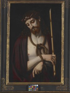 Ecce Homo (öljy puulle) tekijältä Andrea Solario