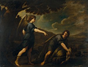 Enkeli ja Tobias kalan kanssa, n. 1640