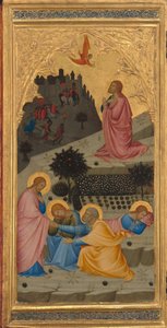 Kohtauksia Kristuksen kärsimyksestä: Agony in the Garden [vasen paneeli], 1380-luku.