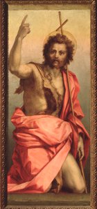 Pyhä Johannes Kastaja, Pyhän Agneksen alttaritaulu (maalaus, 1525-1528) tekijältä Andrea del Sarto
