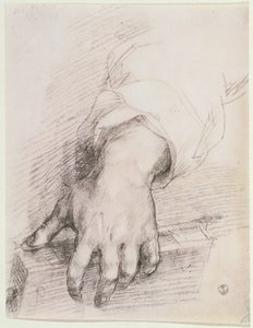 Harppu Madonnan käden tutkimus (liitu paperille) tekijältä Andrea del Sarto