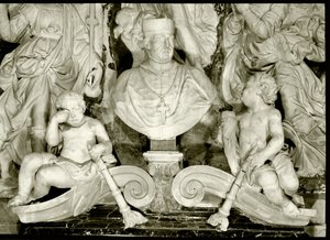 Yksityiskohta kardinaali Forteguerrin hautamonumentista (marmori) (yksityiskohta numerosta 434103) tekijältä Andrea del Verrocchio