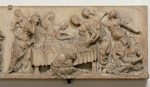 Reliefi Francesca Tornabuonin kuolemasta tekijältä Andrea del Verrocchio